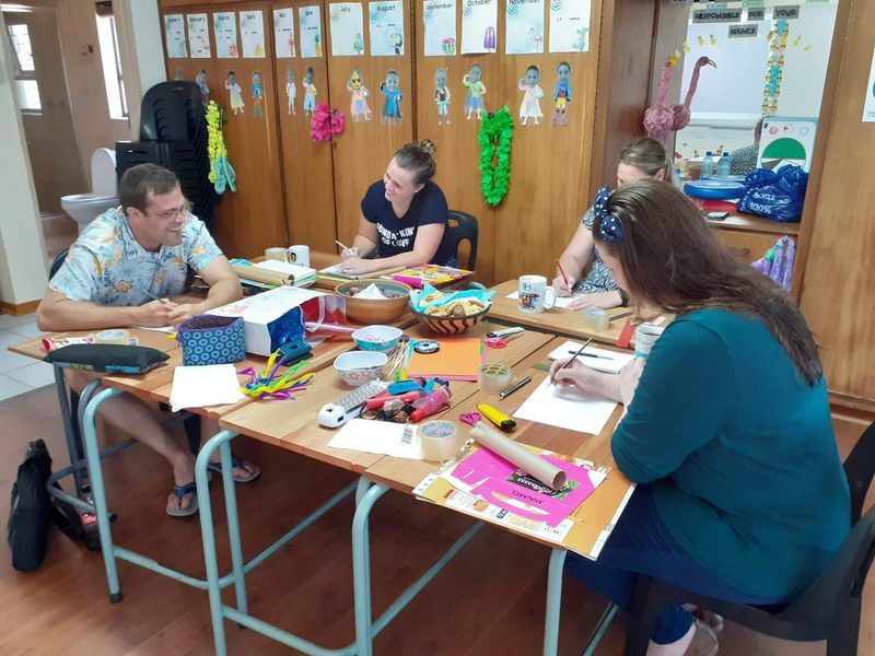 Laughter during the workshop